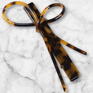 Fashion Bow Tortoiseshell Alligator Hair Clip New